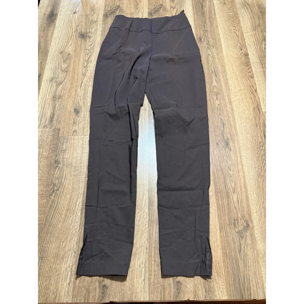 Blushe Impressions Trousers Women 4 Brown Womens Ankle Slit Stretch Excellent